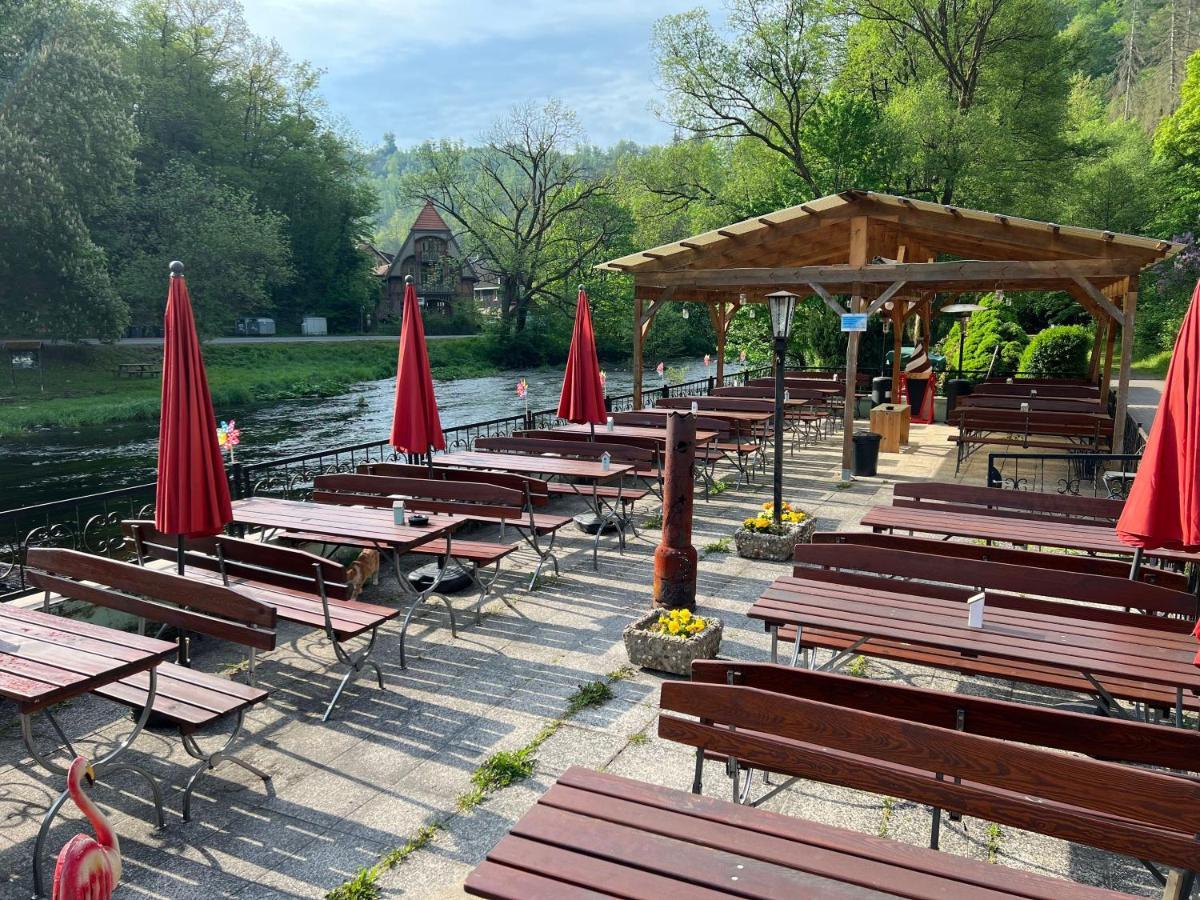 Pension Sternschnuppe, Treseburg Harz, Unmittelbar Am Wasser Тале Екстер'єр фото