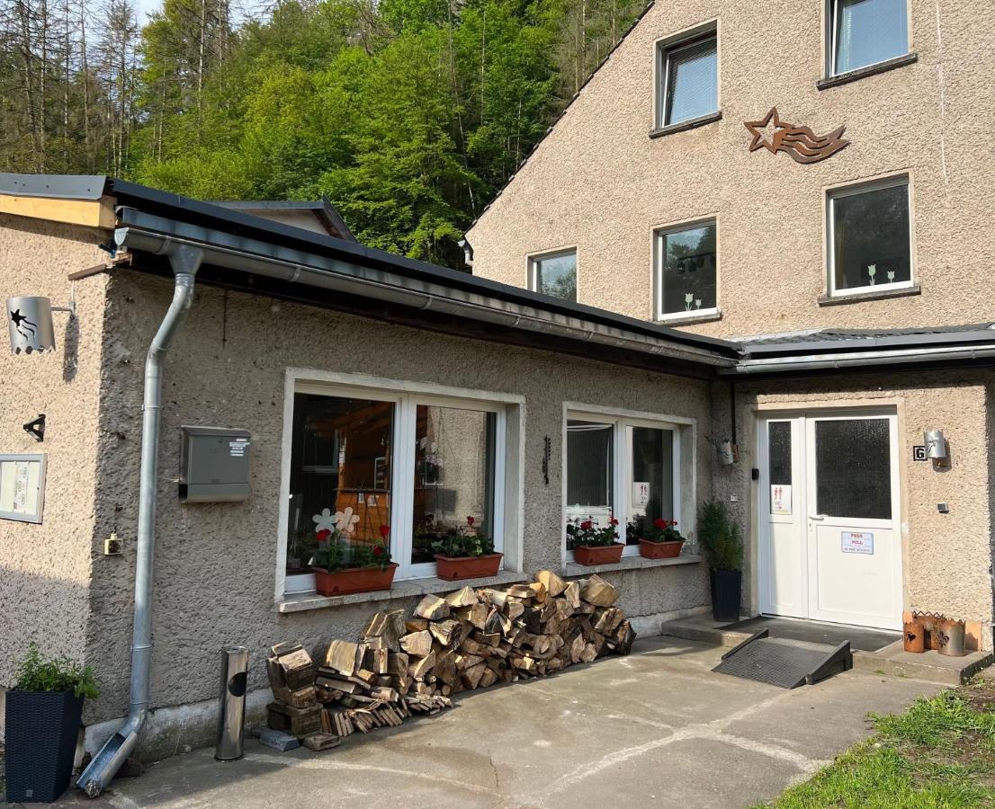 Pension Sternschnuppe, Treseburg Harz, Unmittelbar Am Wasser Тале Екстер'єр фото